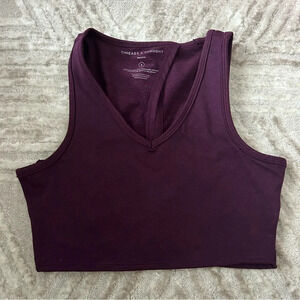 ‼️Threads 4 Thought Sports Bra Tie Back Top Maroon Color Sustainable Size Small
